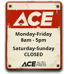 Ace Auto Parts Operating Hours